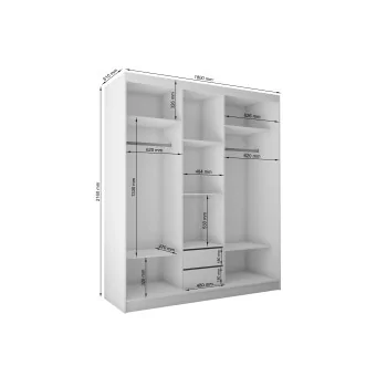 Livia 180 Kleiderschrank